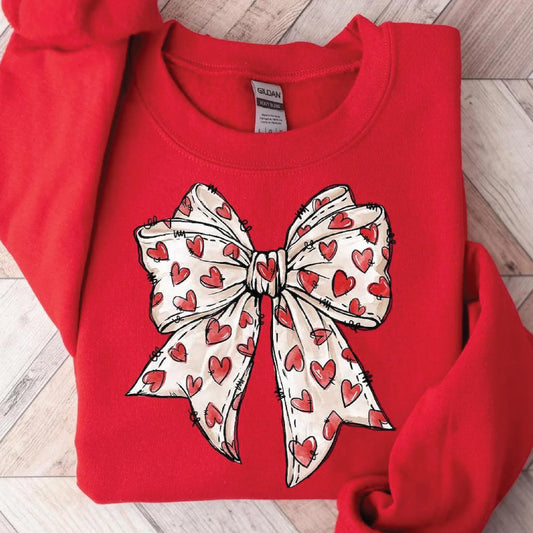 Heart Bow DTF Transfer