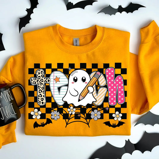 Teach Halloween DTF Transfers
