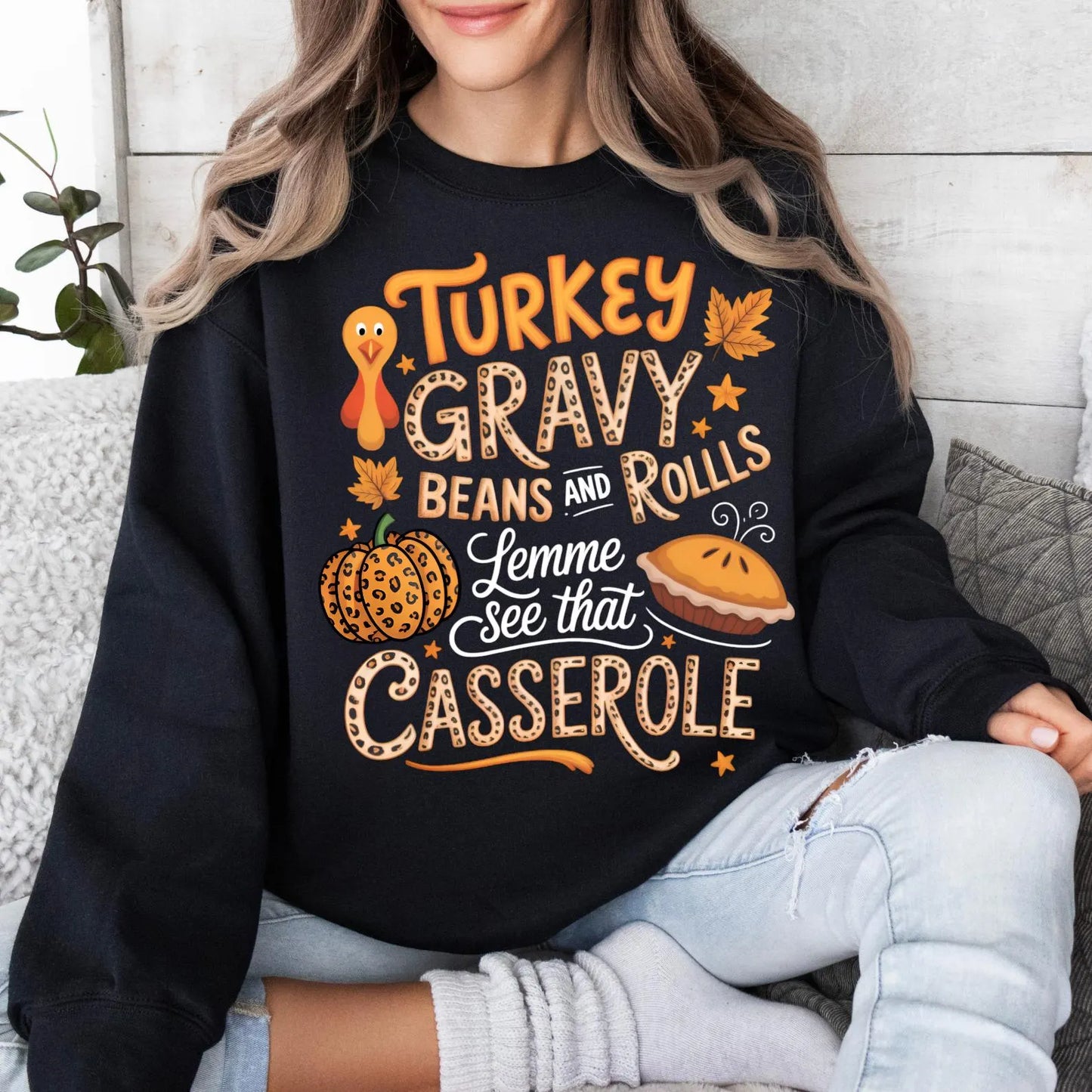 Turkey Gravy Casserole DTF Transfer