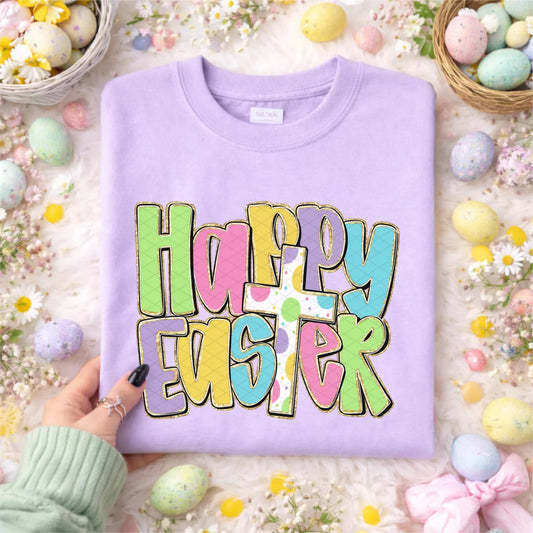 Happy Easter DTF Transfer