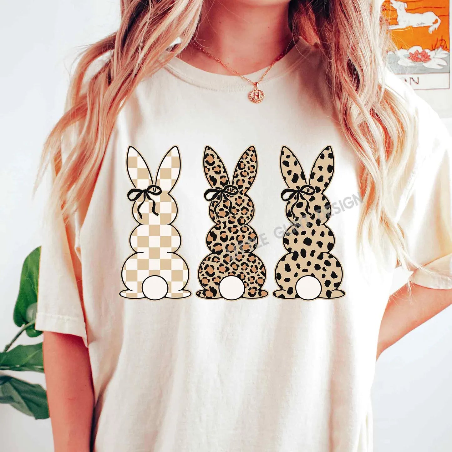 Leopard Bunnies DTF Transfer