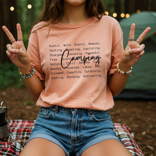 Camping DTF Transfer
