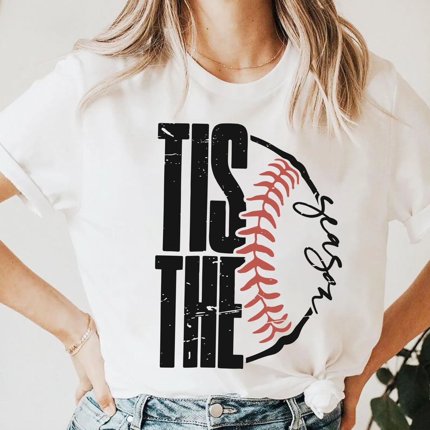 Tis The Season Baseball DTF Transfer