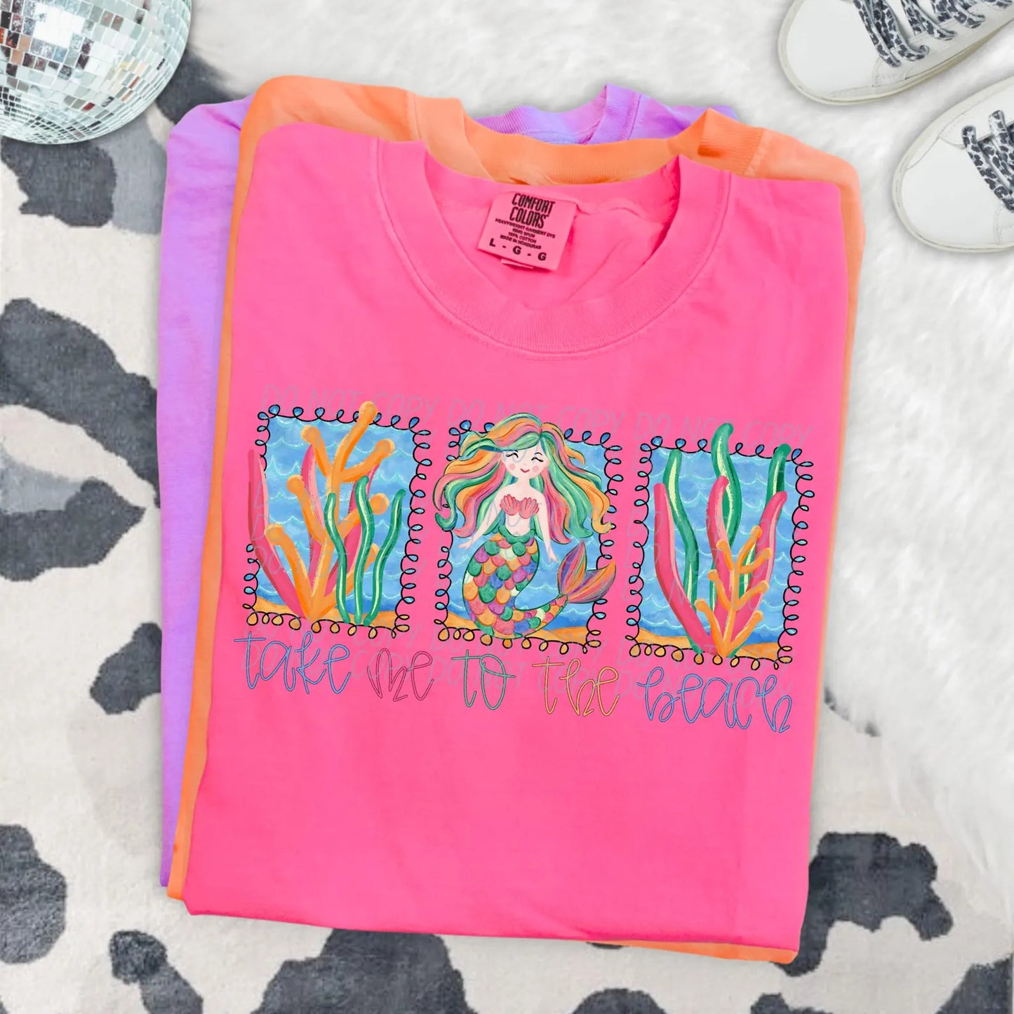 Mermaid Take me to the Beach DTF Transfer