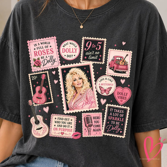 Dolly Stamps DTF Transfers