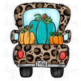 Leopard Truck DTF Transfers